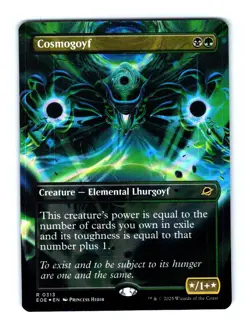Edge of Eternities Cosmogoyf (Borderless) #313 Foil - Image 1