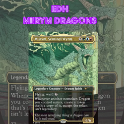 EDH - Miirym Dragon Tribal, MTG Commander Deck, Bracket 2, Secret Lair - Image 1