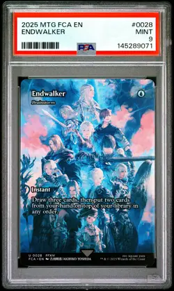2025 MTG FINAL FANTASY THROUGH THE AGES #0028 ENDWALKER PSA 9 - Image 1