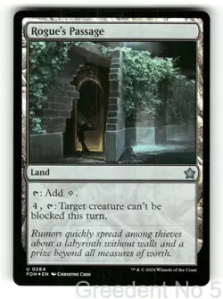 Rogue's Passage 264 Uncommon Foundations Magic: The Gathering Foil LP - Image 1