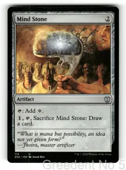 Mind Stone 114 Uncommon Commander: Zendikar Rising Magic: The Gathering NM - Image 1