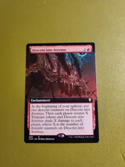 Descent into Avernus - EXTENDED ART - MTG CLB - NM - Image 1