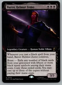 Baron Helmut Zemo (Extended Art) 405 Marvel Super Heroes Magic: The Gathering NM - Image 1