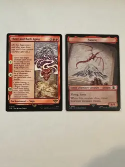 MTG LOTR There and Back Again # 151 NM Regular + Smaug Token - Image 1