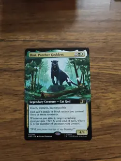 Bast, Panther Goddess (Extended Art) Commander: Marvel Super Heroes Regular - Image 1