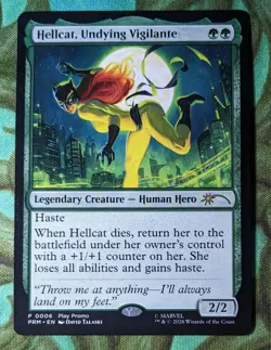 x1 NM - Hellcat, Undying Vigilante (Standard Showdown Promo) (0006) MTG Marvel - Image 1