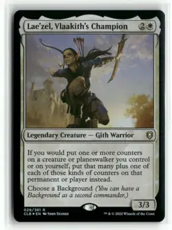 Lae'zel, Vlaakith's Champion 029 Foil Battle for Baldur's Gate CLB MTG Magic - Image 1