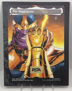 MTG Swords To Plowshares PSA Magazine Promo Thanos Marvel Sealed NM + Magazine - Image 2