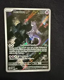 The Pokemon Company 2023 Mewtwo 052 SV Promo Holo English 130 HP - Image 1