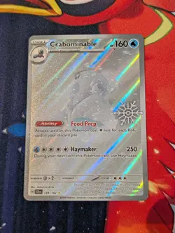 Crabominable 149/142 Illustration Rare Stellar Crown Holo Stamp NM - Image 1