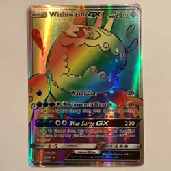 Wishiwashi GX 151/145 SM-Guardians Rising Secret Rare Full Art Holo HP 210 - Image 1