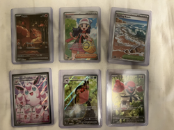 Pokemon TCG 6 Card IR Lot Vulpix Dawn Surfing Beach Vivillon Throh Wigglytuff 636996769739 - Image 1