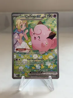 Pokemon Lillie's Clefairy ex SIR 184/159 Journey Together Full Art Holo EN - Image 1