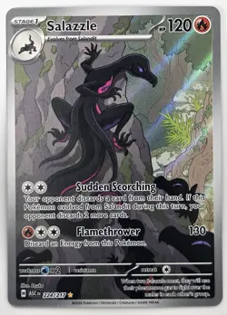 Salazzle 224/217 Illustration Rare Ascended Heroes Pokemon Holo Near Mint - Image 1