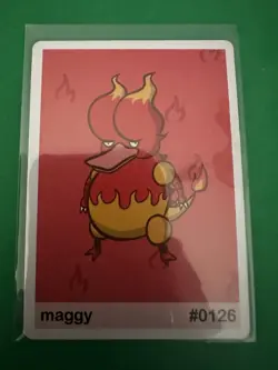 Maggy (Magmar) #126 - Gen 1 Pookiemoot Fan Art - Pokemon - Image 1