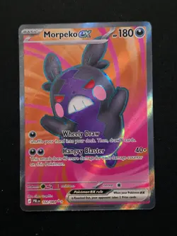 Pokemon Mega Evolution Pitch Black Morpeko EX 102/84 - Image 1