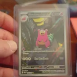 Pokemon Slowbro 090/084 - Pitch Black - Illustration Rare Holo Full Art TCG - Image 3