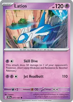Latios 077/191 | Surging Sparks | Uncommon Non Holo | NM Pokemon Card - Image 1