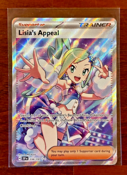 Lisia's Appeal 234/191 Sv08: Surging Sparks Illustration Rare Holo- Pokemon - Image 1