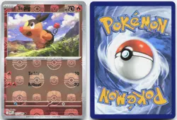 TEPIG (MASTER BALL PATTERN) 011/086 WHITE FLARE POKEMON HOLO NEAR MINT - Image 1