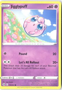 Jigglypuff 110/264 NM SWSH08: Fusion Strike - Image 1
