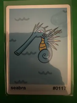 Seabra (Seadra) #117 - Gen 1 Pookiemoot Fan Art - Pokemon - Image 1