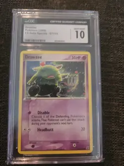 Drowzee Pokemon 2005 Ex Delta Species 67/113 Cgc Gem Mint 10 - Image 1