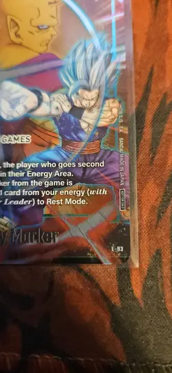 Energy Marker E-93 Dragon Ball Fusion World Bandai Card Game Fest Promo - Image 4
