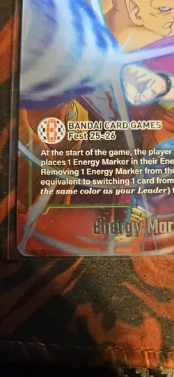 Energy Marker E-93 Dragon Ball Fusion World Bandai Card Game Fest Promo - Image 5