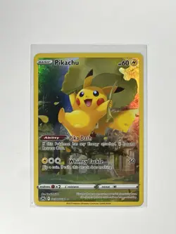 2023 Pokemon TCG Crown Zenith Galarian Gallery Pikachu GG30/GG70 Holo UR - Image 1
