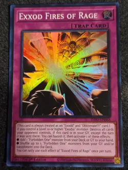 Exxod Fires of Rage INFO-EN068 - Super Rare 1st Ed - VLP - Image 1