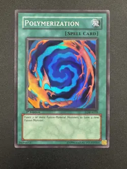 Yugioh - FOIL Polymerization LOB-059 1st Edition -Legend of Blue Eyes White Drag - Image 3