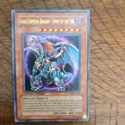 Konami Chaos Emperor Dragon Envoy End TLM-ENSE2 Ultra Rare Foil 3000/2500 - Image 1