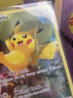 Pokemon Pikachu TCG Crown Zenith Galarian Gallery Holo Card GG30/GG70 - Crease - Image 3