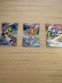 Pokemon TCG First Partner Illustration Series 1 Sinnoh Gen 4 Promo (set of 3) NM - Image 1