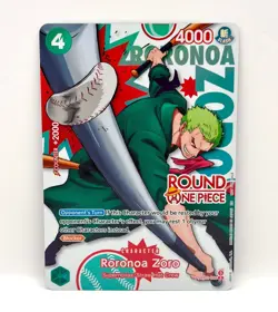 Round 1 RORONOA ZORO One Piece TCG Promo PRB02-006 - ENGLISH - NM/MT - IN HAND - Image 1