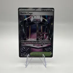 Pokemon TCG Battle Cage Holo Ultra Rare Trainer Me02 Phantasmal Flames 116/094 - Image 1