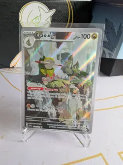 Pokemon TCG: Fraxure 077/064 - Shroaded Fable Illustration Rare - Image 1