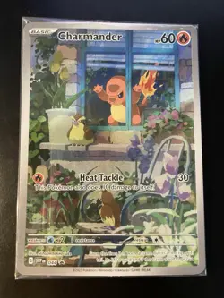 Pokemon TCG Obsidian Flames Charmander #044 SVP Black Star Promo Card, Sealed - Image 1