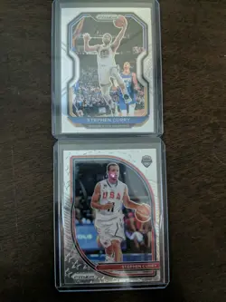20-21 Panini Prizm Base/USA Card lot(2) Stephen Curry 🔥Warriors - Image 1