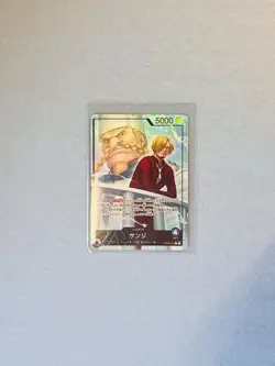 Sanji OP12-041 L (Parallel) Legacy of the Master ONE PIECE Card Game Japanese NM - Image 1