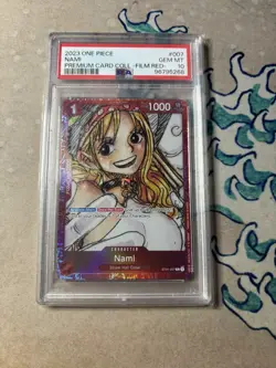 ONE PIECE PREMIUM CARD COLLECTION -ONE PIECE FILM RED- #007 NAMI - PSA 10 - Image 1