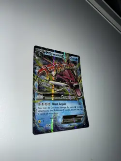Pokemon Mega Gyarados EX TCG Holo Ultra Rare Card Breakpoint 27/122 - Image 2