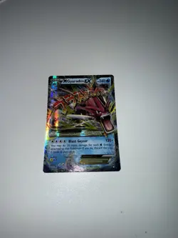 Pokemon Mega Gyarados EX TCG Holo Ultra Rare Card Breakpoint 27/122 - Image 4