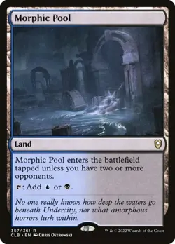 Morphic Pool x1 Commander Legends: Battle for Baldur's Gate MTG Magic Land Card - Image 1