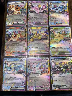 Prismatic Evolutions Eeveelutions Complete Set Stamped EX Promo Cards 9/9 🔥🔥🔥 - Image 1