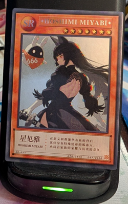 Hishimi Miyabi Zenless SR-34 IKA QIANSE Goddess Story Card Waifu Anime Trading - Image 1
