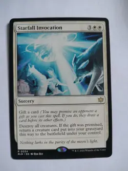 Starfall Invocation 34 R Bloomburrow Magic: The Gathering Near Mint - Image 1