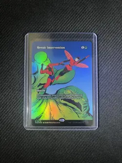 Heroic Intervention (0079) (Borderless) Marvel Universe Eternal-Legal Foil - Image 1