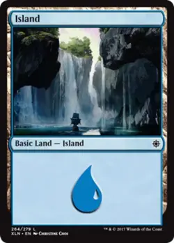 Island (264) Light Play, English Magic the Gathering MTG Ixalan - Image 1